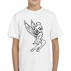 Remera Tinkerbell Hada Dibujit Caric Alas Negro en internet