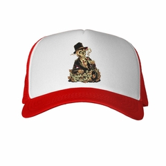 Gorra Calavera Prendiendo Cigarrillo Con Billet en internet