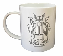 Taza Vikingo Cuervo Perro Serpiente Simbolo - comprar online