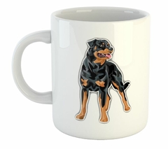 Taza Rottweiler Pintura Art M3