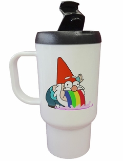 Jarro Termico Gravity Falls Duende Gnomo Arcoiris Color