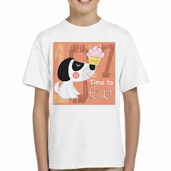 Remera Time To Eat Dog With Food - tienda online