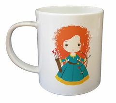 Taza Colorada Arco Flecha Peliroja Dibujito - comprar online