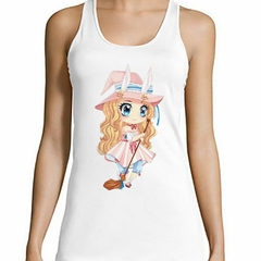 Musculosa Deportiva Chibi Coneja Rabbit Girl Rosa