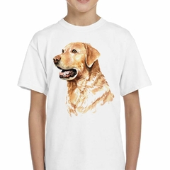 Remera Perro Labrador Pintura Art M2