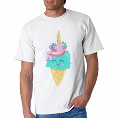 Remera Ice Cream Helado Barquilla Unicornio - tienda online