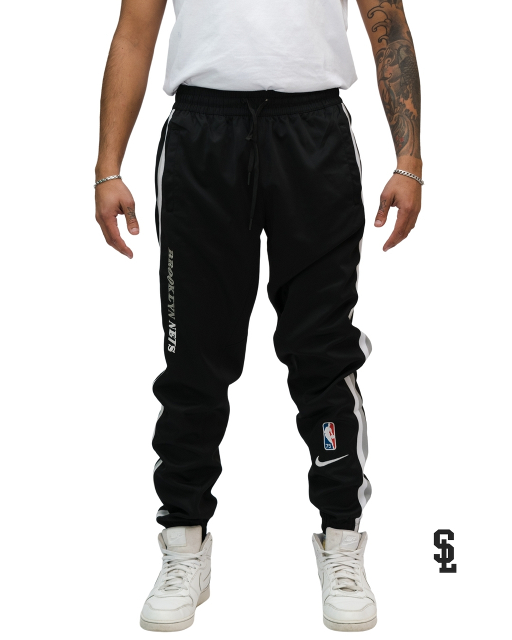 PANTALON PRE GAME BROOKLYN NETS 2021 2022 75 Anniversary NBA