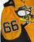 JERSEY PITTSBURGH PENGUINS GOLD ALTERNATE UNIFORM #66 LEMIEUX* CON DETALLE en internet