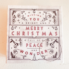 Caixa de Fósforo Merry Christimas Quadra Matte - comprar online