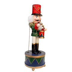 Nutcracker Musical Soldado Chapéu vermelho com tambor 1006040 - comprar online