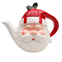 Bule Papai Noel Objeto Decorativo (Vermelho Branco) 50294001 - comprar online