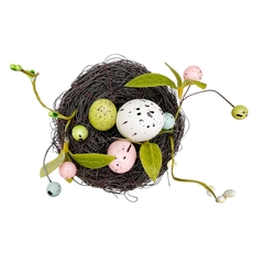 Pascoa Enfeite Ninho com ovos (Colorido) 54624001 - comprar online