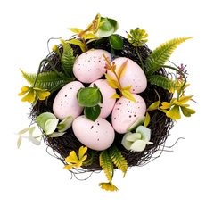 Pascoa Enfeite Ninho com 6 ovos (Colorido) 55330001 na internet