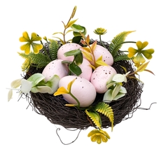 Pascoa Enfeite Ninho com 6 ovos (Colorido) 55330001 - comprar online