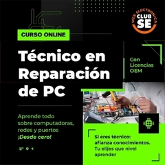 Técnico en Reparación de PC (Con Licencias OEM)