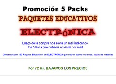 Paquetes Educativos de Electrónica - 5 Packs y Descuento