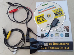 Osciloscopio Auto Usb P/pc 2 Entradas (no 2 Canales) 4 Puntas