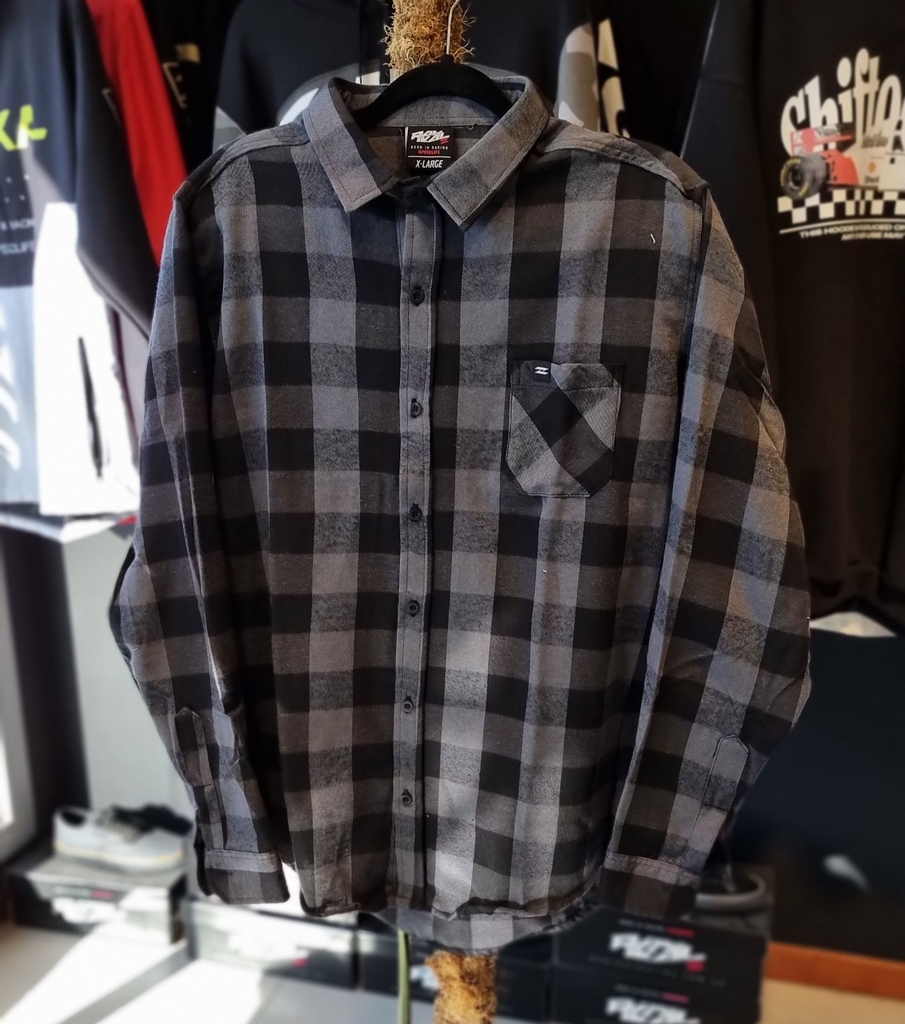 Camisa leñadora negra hotsell