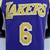 Regata NBA Los Angeles Lakers 2022 - LeBron James nº 6 - Swingman 75th Anniversary Icon Edition - Roxa - Hexa Sports - Artigos Esportivos