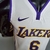 Regata NBA Swingman Los Angeles Lakers James 6 - Branca na internet