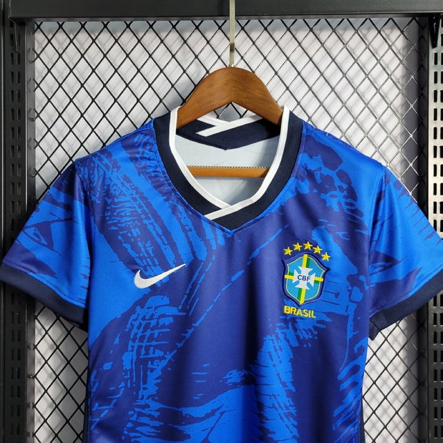 Camisa Seleção Brasileira Concept 22/23 - Nike Feminina - Azul