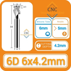 FRN01 Fresa Ranurado Neon Flex 6mm Segunda Gen. Vastago de herramienta 6mm - comprar en línea