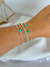 Bracelete duas pedras Esmeralda - BP - comprar online