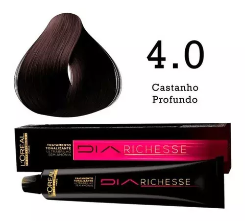 Tonalizante Diarichesse 5,32 Marrom Café L'Oréal Professionnel 50g