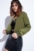 Jaqueta Bomber Cropped de Nylon Soho na internet