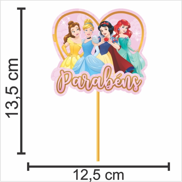 BOLO PRINCESAS - Comprar em Decora Embalagens e Festas