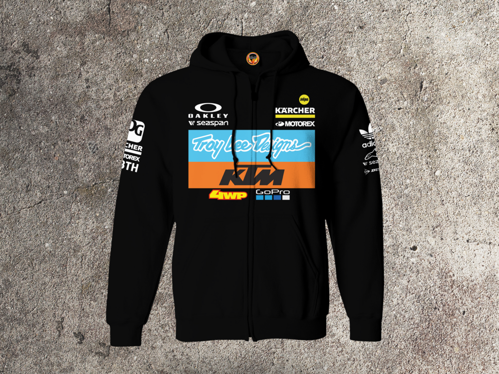 Campera Friza Invisible Red Bull KTM Troy Lee Designs