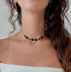 Choker Gipsy Kali Riat Prata - comprar online