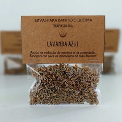 Lavanda Azul - Ervas para Banho e Queima