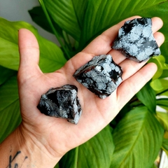 Obsidiana Floco de Neve Bruta M - comprar online
