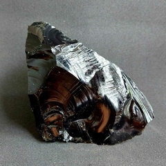 Obsidiana Preta Bruta G 393g - Proteção, Exposição e Expansão - comprar online