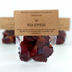 Rosa Vermelha - Ervas para Banho e Queima