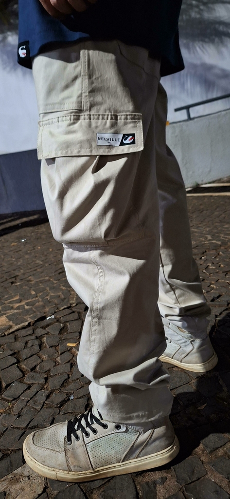 Cal a Cargo Nelville Wear Bege Caqui Unissex