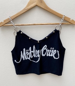 Cropped Motley Crue Glitter - comprar online