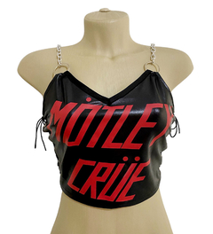 Cropped Motley Crue Deluxe Red - comprar online