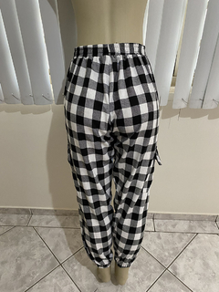 Calça Jogger Xadrez Flanelada na internet