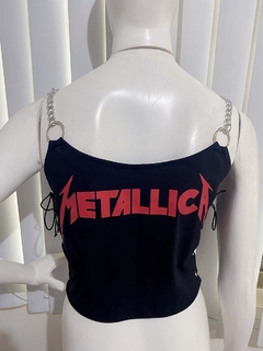 Cropped Metallica Deluxe - loja online