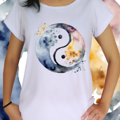 Babylook Yin Yang aquarela