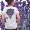 Babylook Lavanda frente e verso