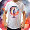 Camiseta unissex infantil A caminho do universo