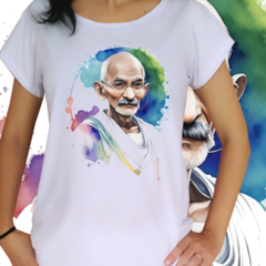 Babylook Mahatma Gandhi aquarela