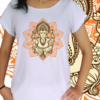 Babylook Ganesha mandala laranja