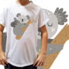 Camiseta unissex infantil Coala mãe e filha(o)