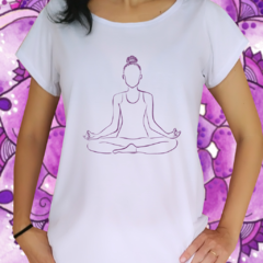 Babylook Meditação e chakras frente e verso - comprar online