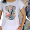 Babylook Elefante flores