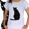 Babylook - Gato preto